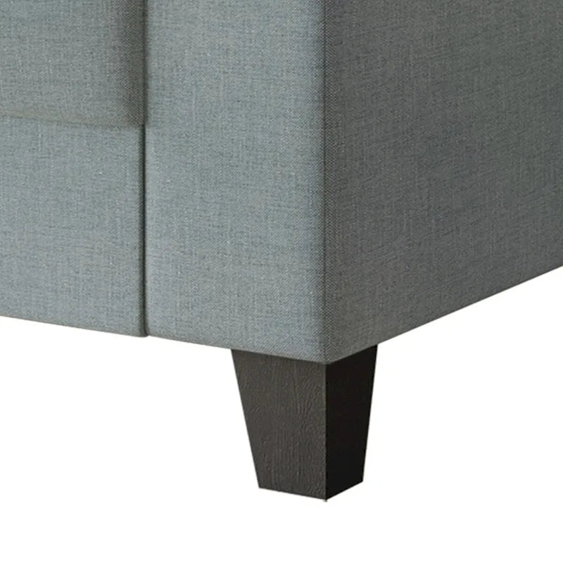 Linen Upholstered Accent Armchair, 1-Seater (Light Blue / Grey / Dark Beige / Blue / Beige)