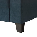 Linen Upholstered Accent Armchair, 1-Seater (Light Blue / Grey / Dark Beige / Blue / Beige)