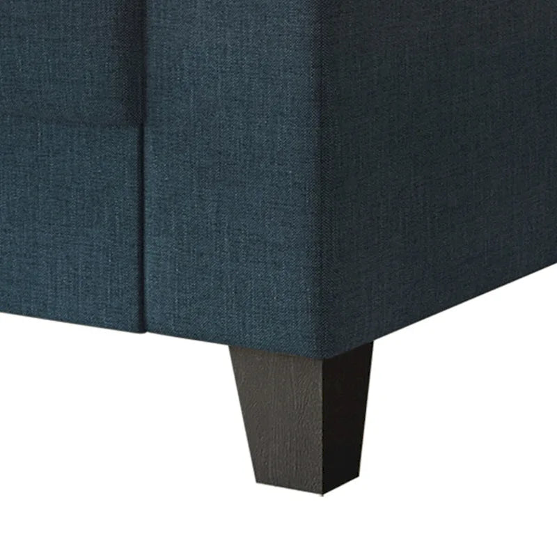 Linen Upholstered Accent Armchair, 1-Seater (Light Blue / Grey / Dark Beige / Blue / Beige)