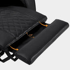 Black / Grey / Brown Power Recliner Chair with Adjustable Headrest, LED & USB, Faux Leather, 1-Seat