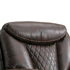 Faux Leather Electric Power Recliner, Single Seat, Light Brown / Brown / Black / Dark Brown