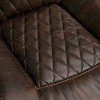 Faux Leather Electric Power Recliner, Single Seat, Light Brown / Brown / Black / Dark Brown