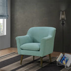 Woven Fabric Oversized Armchair