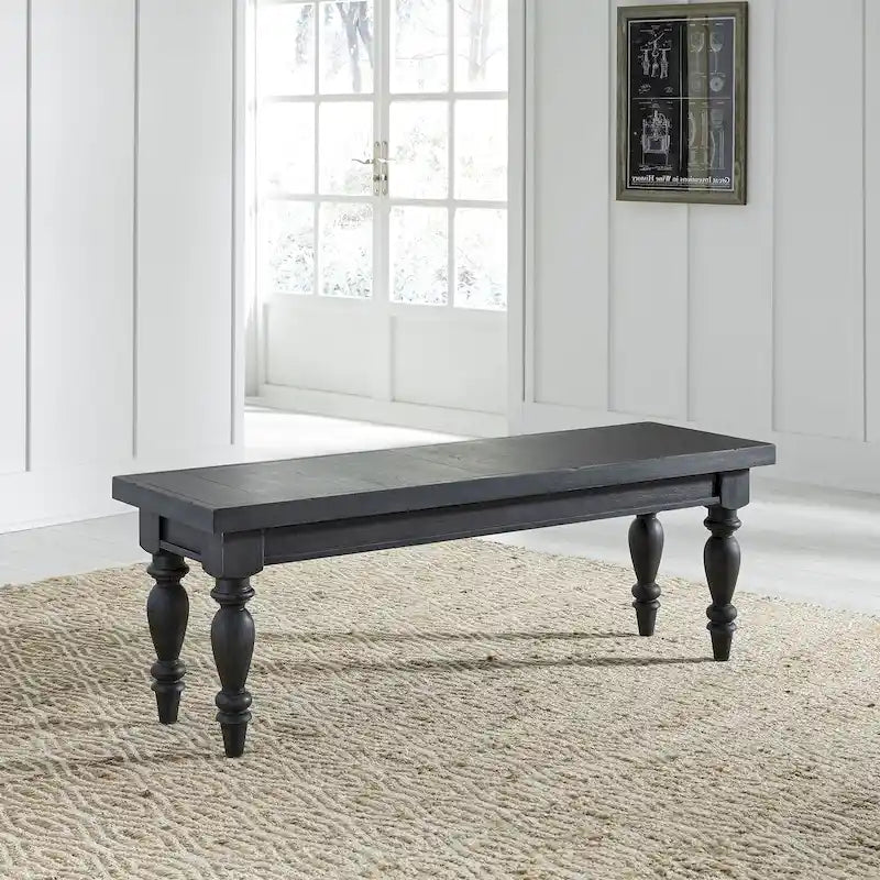 Chalkboard Backless Bench, 1-Person, Rubberwood