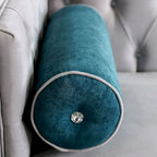 Gray Velvet Button-Tufted Tuxedo Sofa, 2-Seat