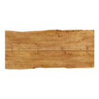 Black Natural Live Edge Acacia Wood Dining Table, Hairpin Legs, Seats up to 6