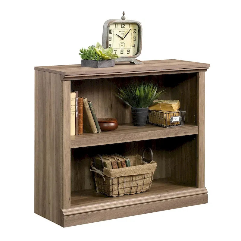 2-Shelf Bookcase, Oiled Oak / Salt Oak / Washington Cherry / Estate Black / Chalked Chestnut, 1-Person