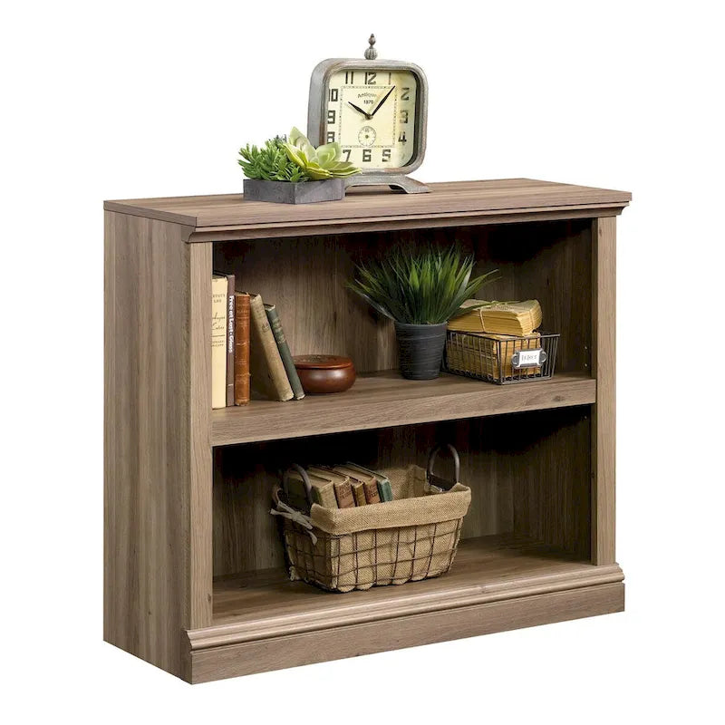 2-Shelf Bookcase, Oiled Oak / Salt Oak / Washington Cherry / Estate Black / Chalked Chestnut, 1-Person