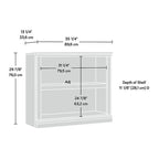 2-Shelf Bookcase, Oiled Oak / Salt Oak / Washington Cherry / Estate Black / Chalked Chestnut, 1-Person