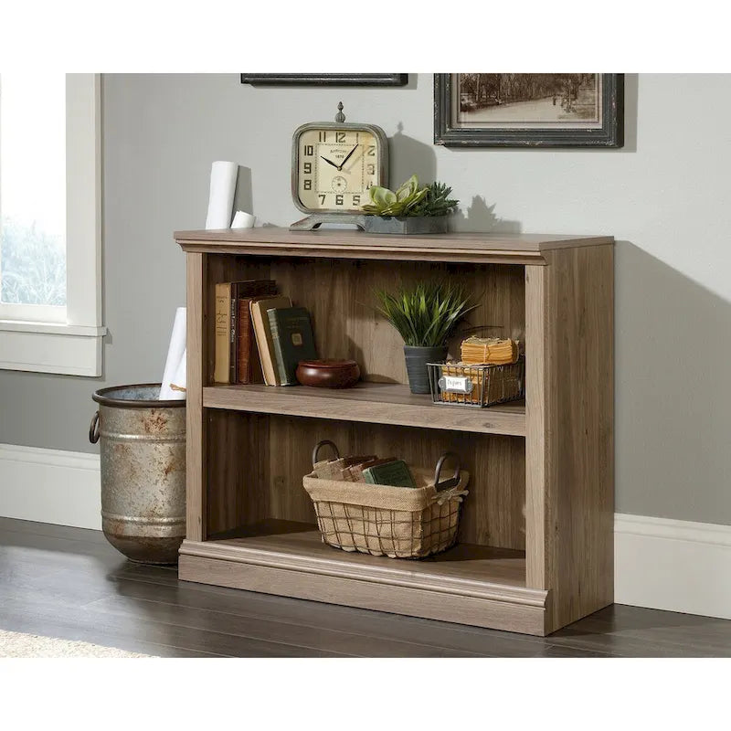 2-Shelf Bookcase, Oiled Oak / Salt Oak / Washington Cherry / Estate Black / Chalked Chestnut, 1-Person