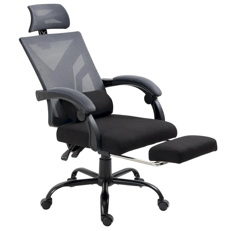 Black Mesh Swivel Office Chair, Single