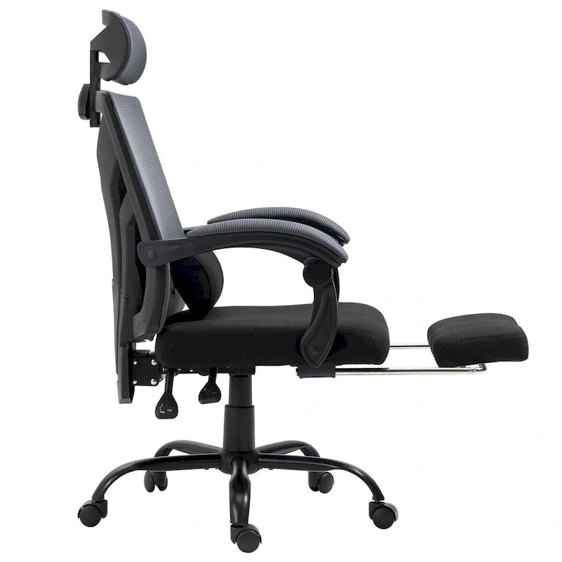 Black Mesh Swivel Office Chair, Single