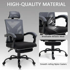 Black Mesh Swivel Office Chair, Single