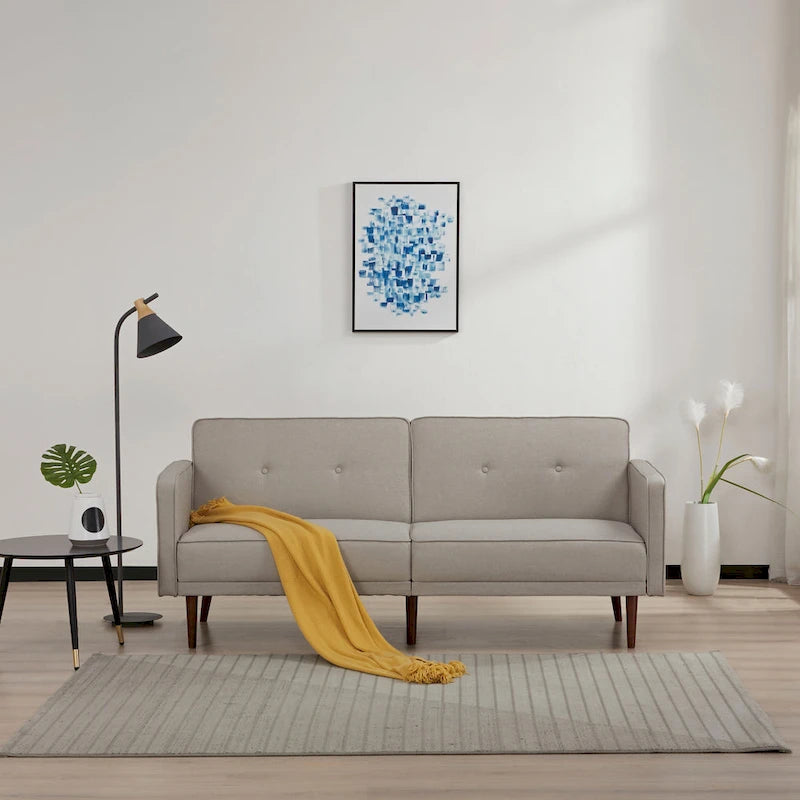Moon Light / Blue / Beige / Charcoal 3-Seater Convertible Sofa Bed