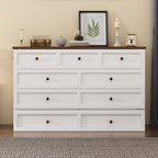 Natural Pine Murphy Bed Chest with Storage Drawer, Queen/Full, Sleeps 1–2