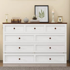 Natural Pine Murphy Bed Chest with Storage Drawer, Queen/Full, Sleeps 1–2