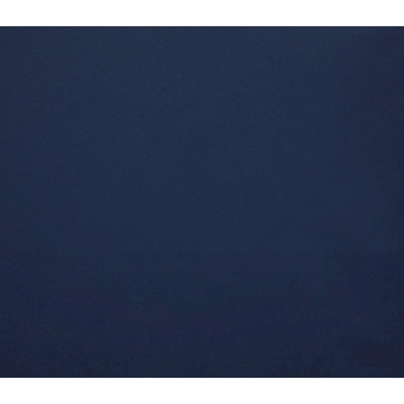 Fauteuil pivotant 360° en similicuir – Bleu marine / Crème / Noir, Siège simple